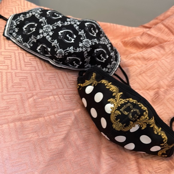 Dolce & Gabbana Neoprene Face Masks *SET OF TWO!!* - Picture 7 of 13